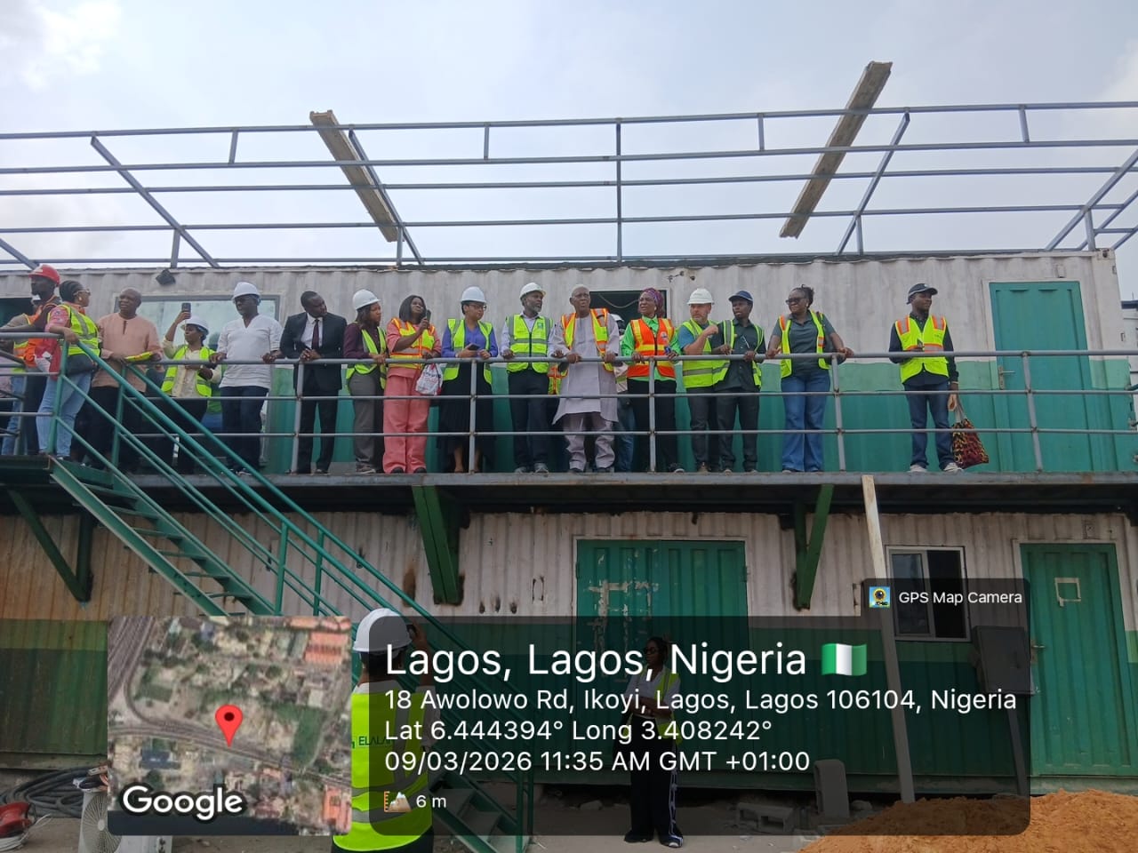 Site visit — stakeholders on site, March 2026