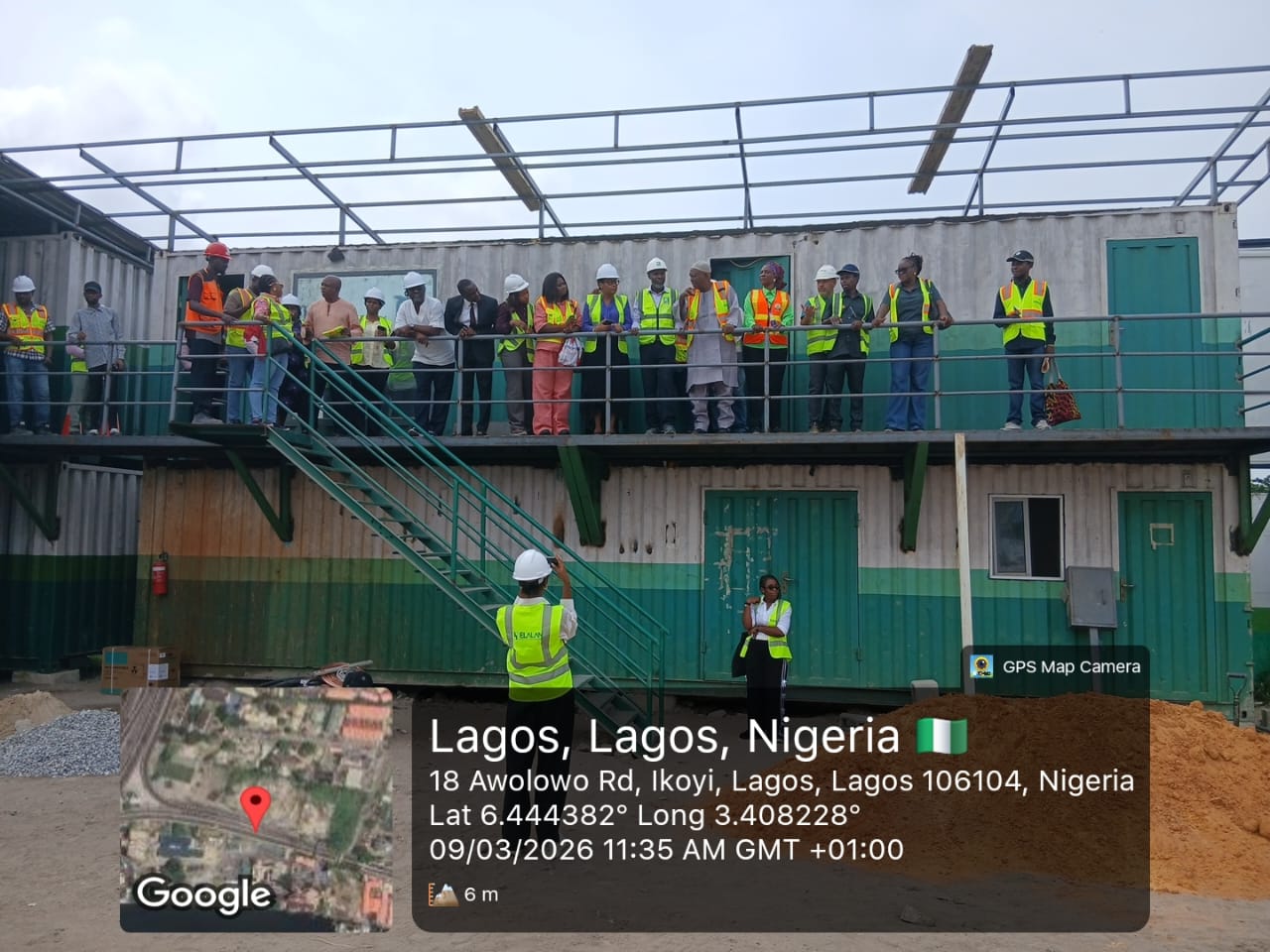 Site visit — overlooking development site, March 2026